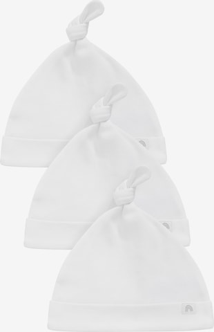 Next Beanie in White: front