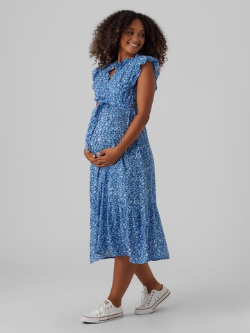 MAMALICIOUS Kleid 'Dee Lia' in Blau