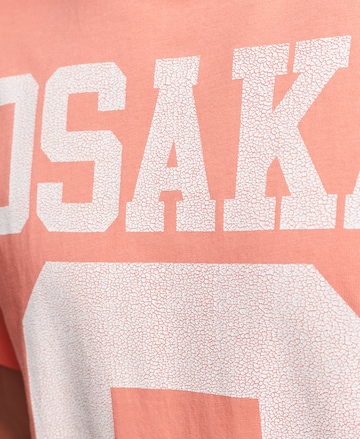 Superdry T-Shirt 'Osaka' in Pink