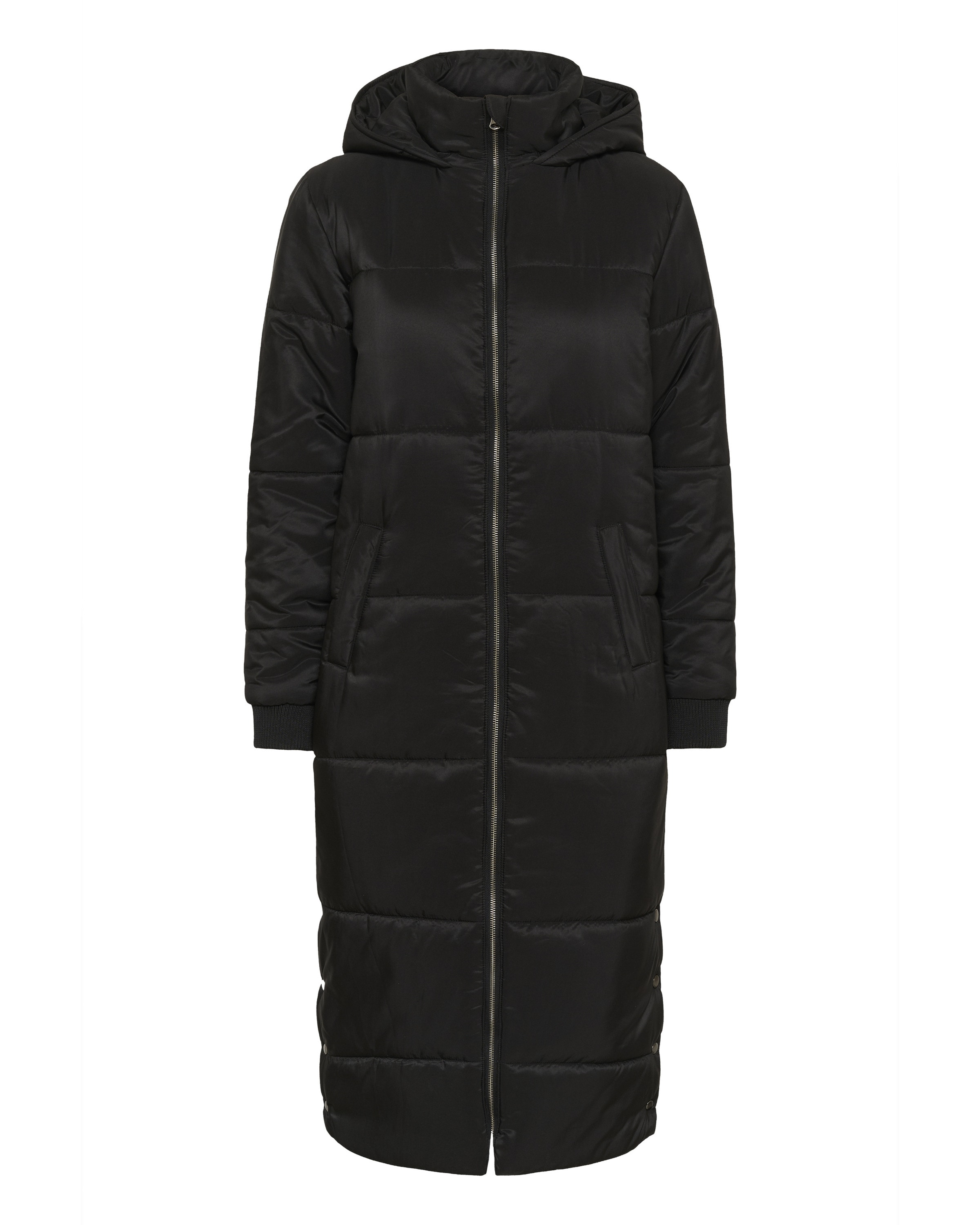 CULTURE Winterjas in Zwart: voorkant