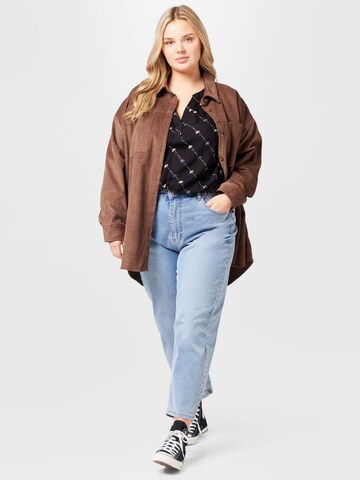 KAFFE CURVE Blouse 'Lenna Tilly' in Black