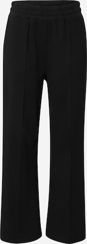 A LOT LESS Wide leg Pants 'May' in Black: front