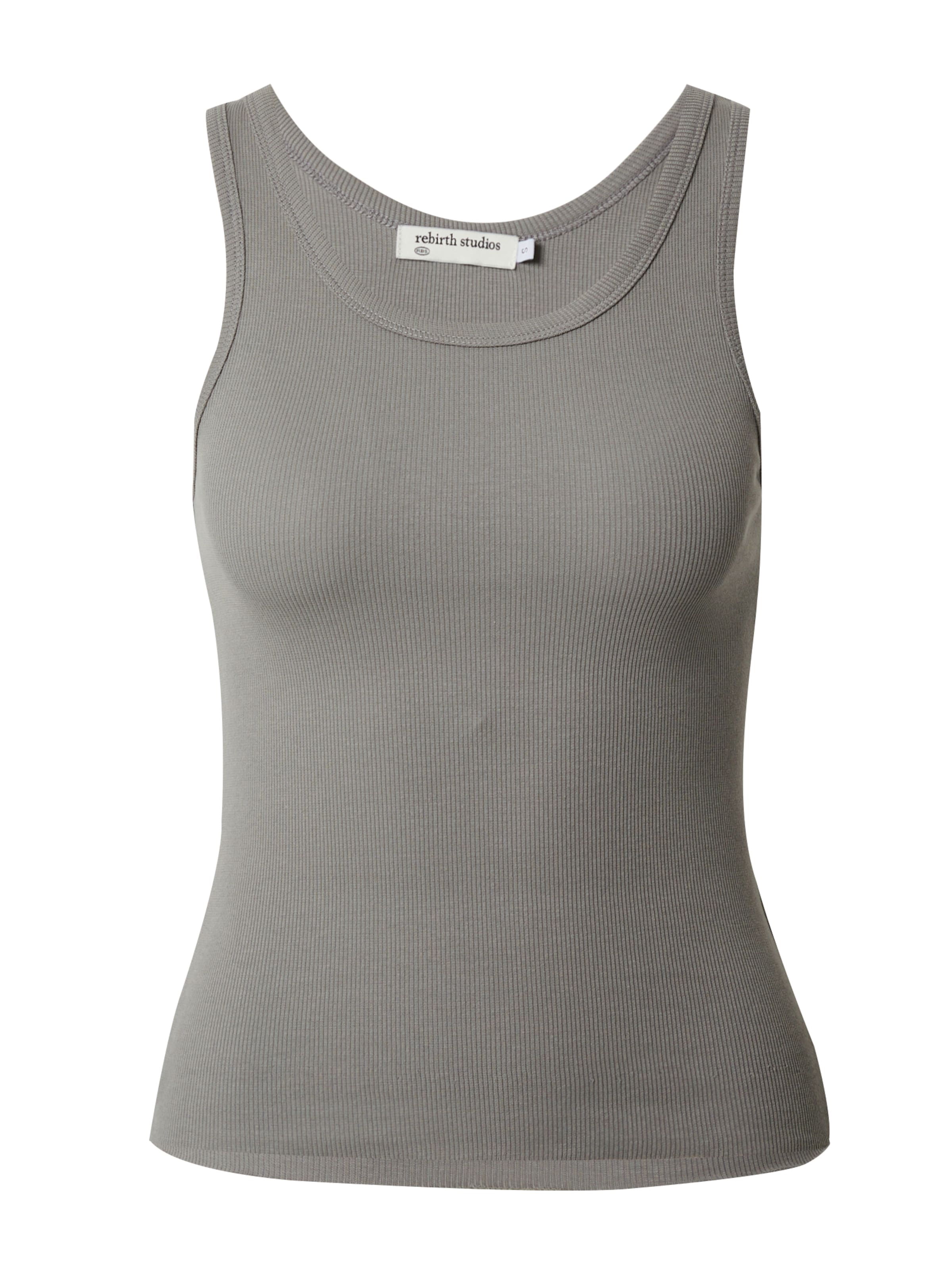 Rebirth Studios - Top 'Ivy' en gris: frente
