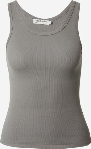 Rebirth Studios Top 'Ivy' in Grey: front