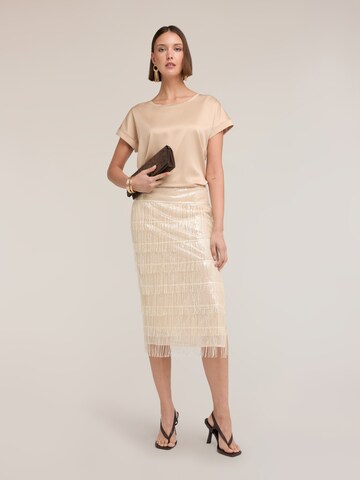 T-shirt MOTIVI en beige