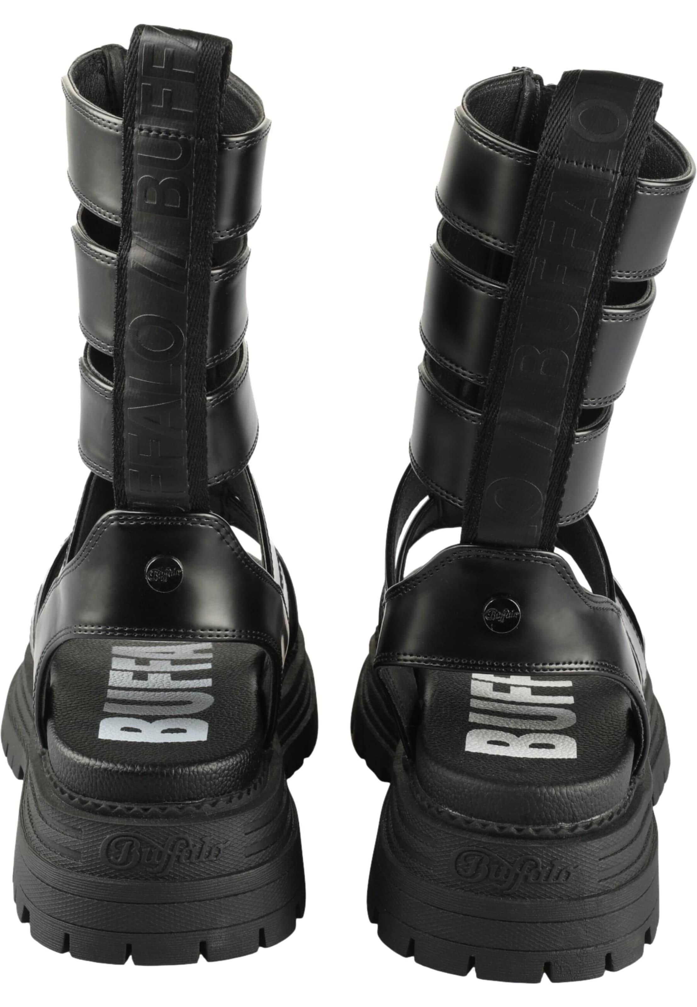 BUFFALO Pántos szandál 'Lennox Zeus' - fekete