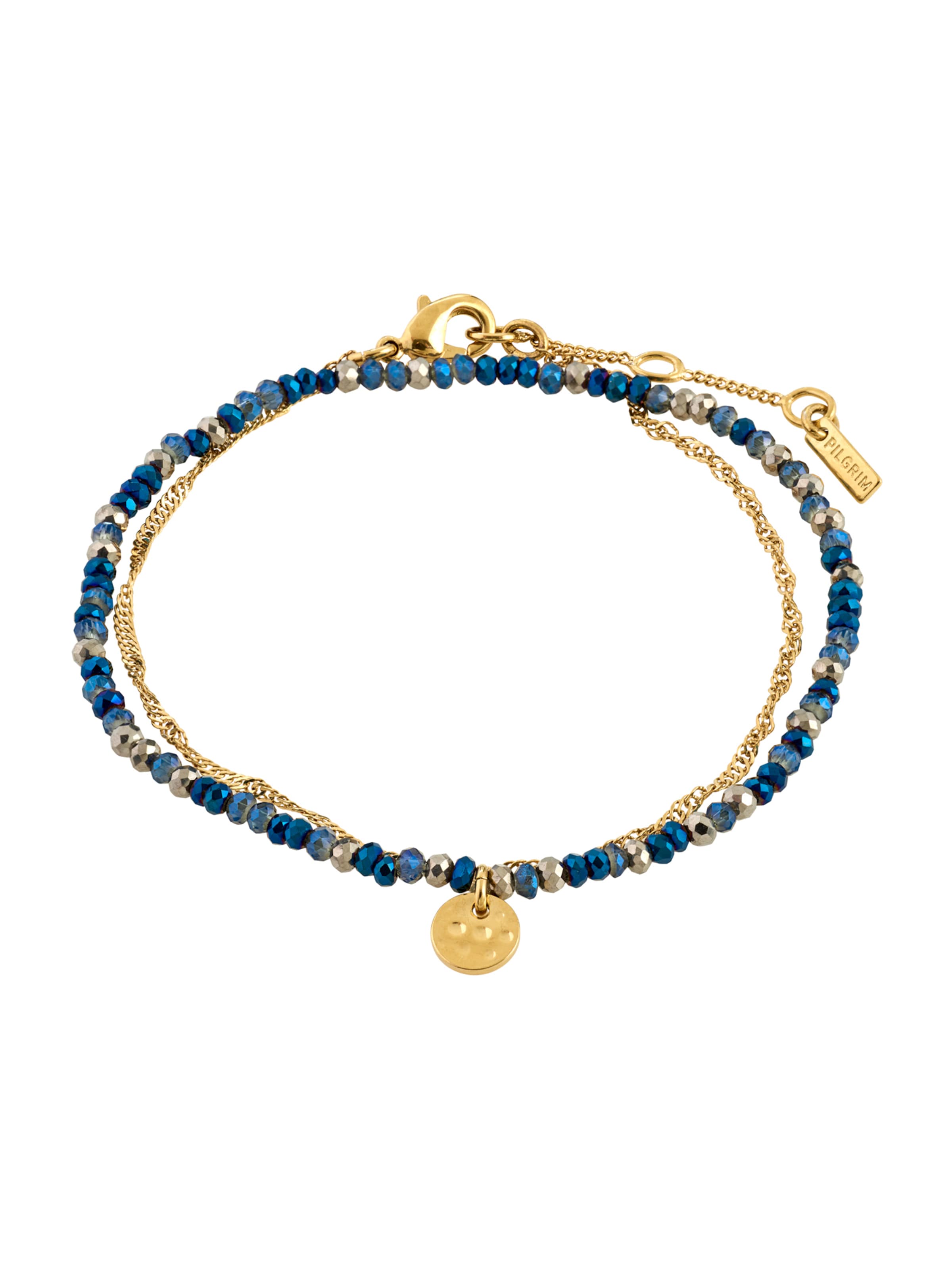 Pilgrim Náramok 'Bellamy' - zafírová / zlatá / strieborná, Produkt