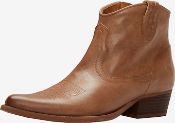 FELMINI Ankle Boots 'West' in Brown: front