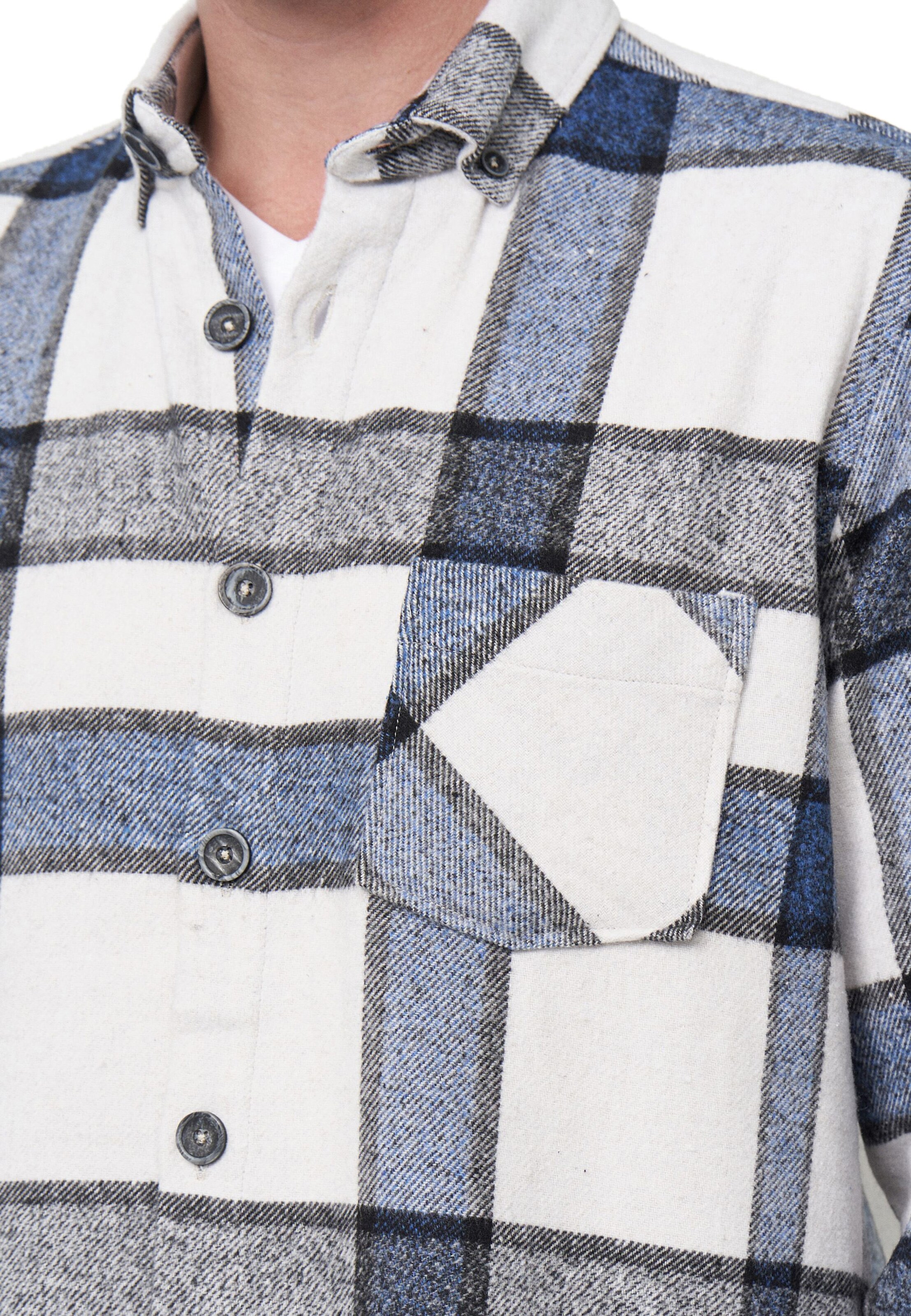 Rusty Neal Slim Fit Hemd in Weiß