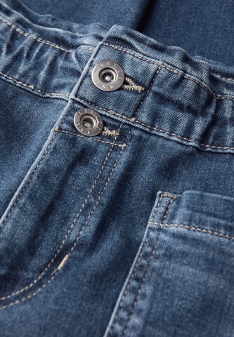 STREET ONE Tapered Jeans 'Paperbag' in Blue