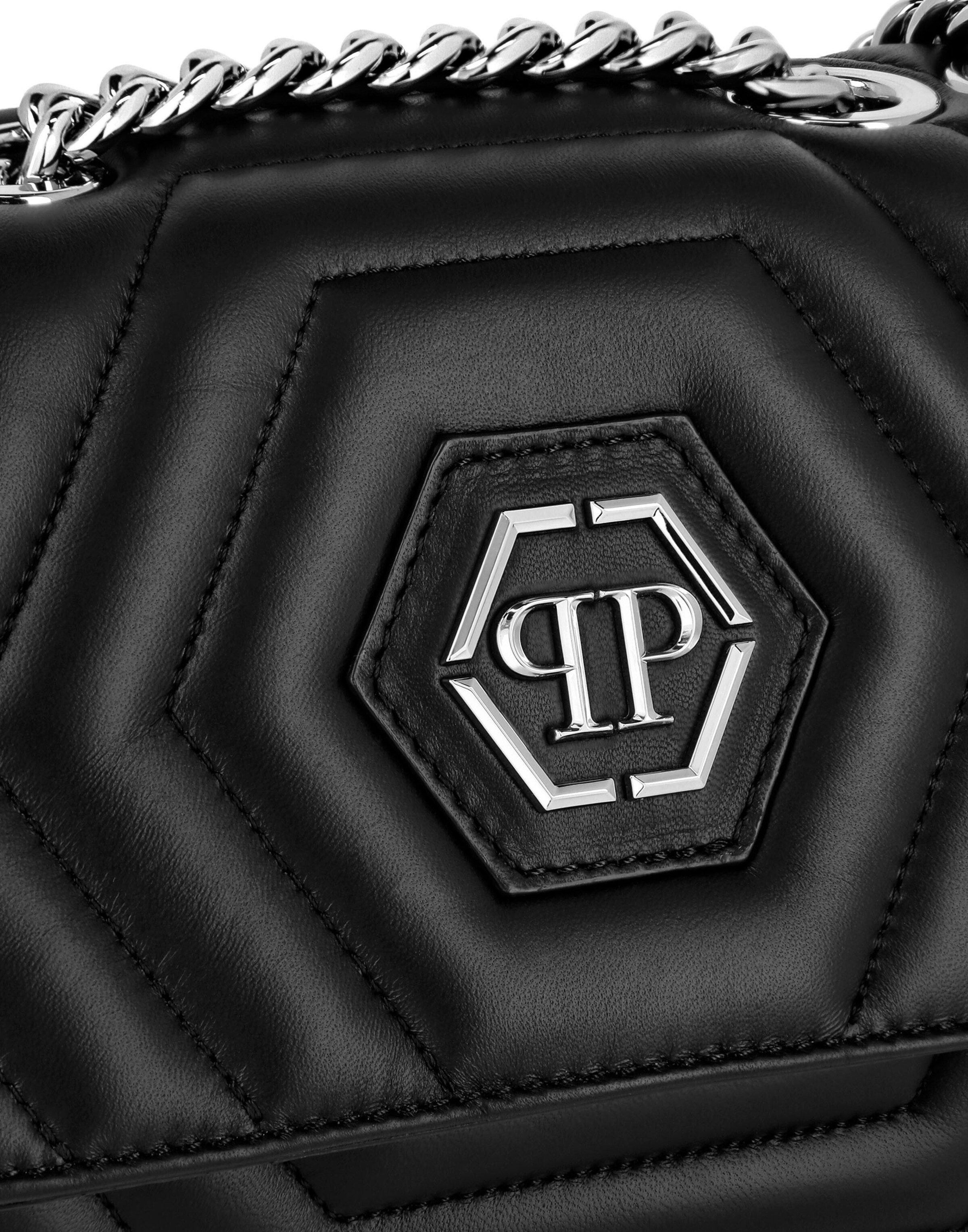 Philipp Plein Crossbody Bag 'Hexagon' in Black