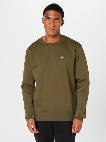 Tommy Jeans Sweatshirt in Green: front