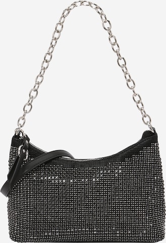 Borsa a spalla 'HERLEV' di Seidenfelt Manufaktur in nero: frontale