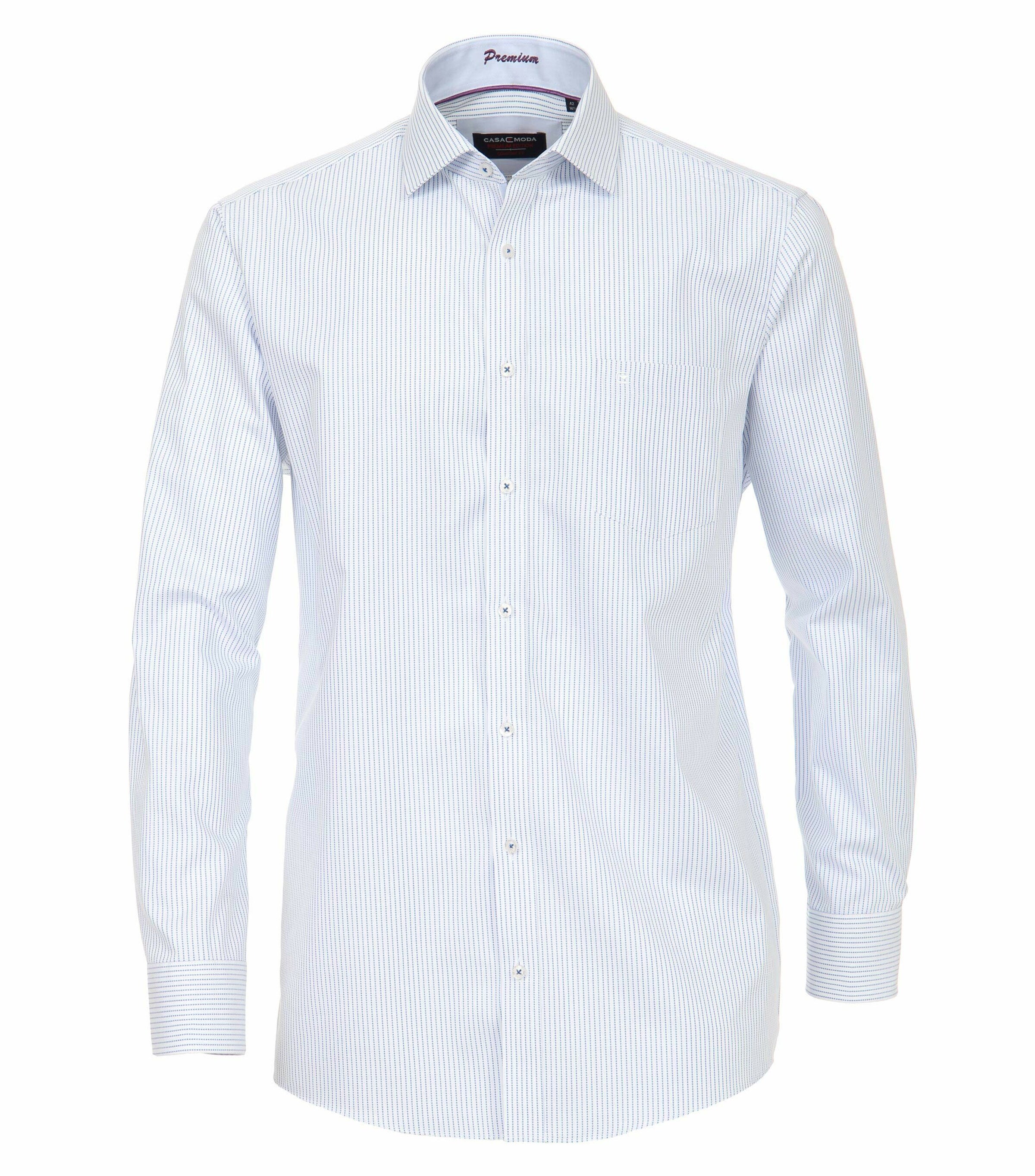 KATT Regular fit Overhemd in Wit: voorkant