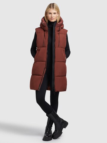 Gilet 'EREY' khujo en rouge