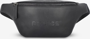 POLICE Fanny Pack in Black: front