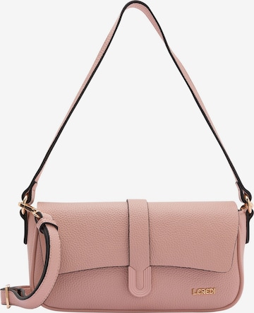 Sac bandoulière 'Osia' L.CREDI en rose : devant