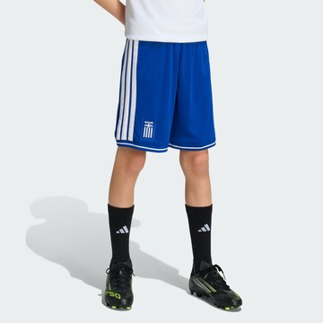 Regular Pantalon de sport 'Griechenland 26' ADIDAS PERFORMANCE en bleu : devant