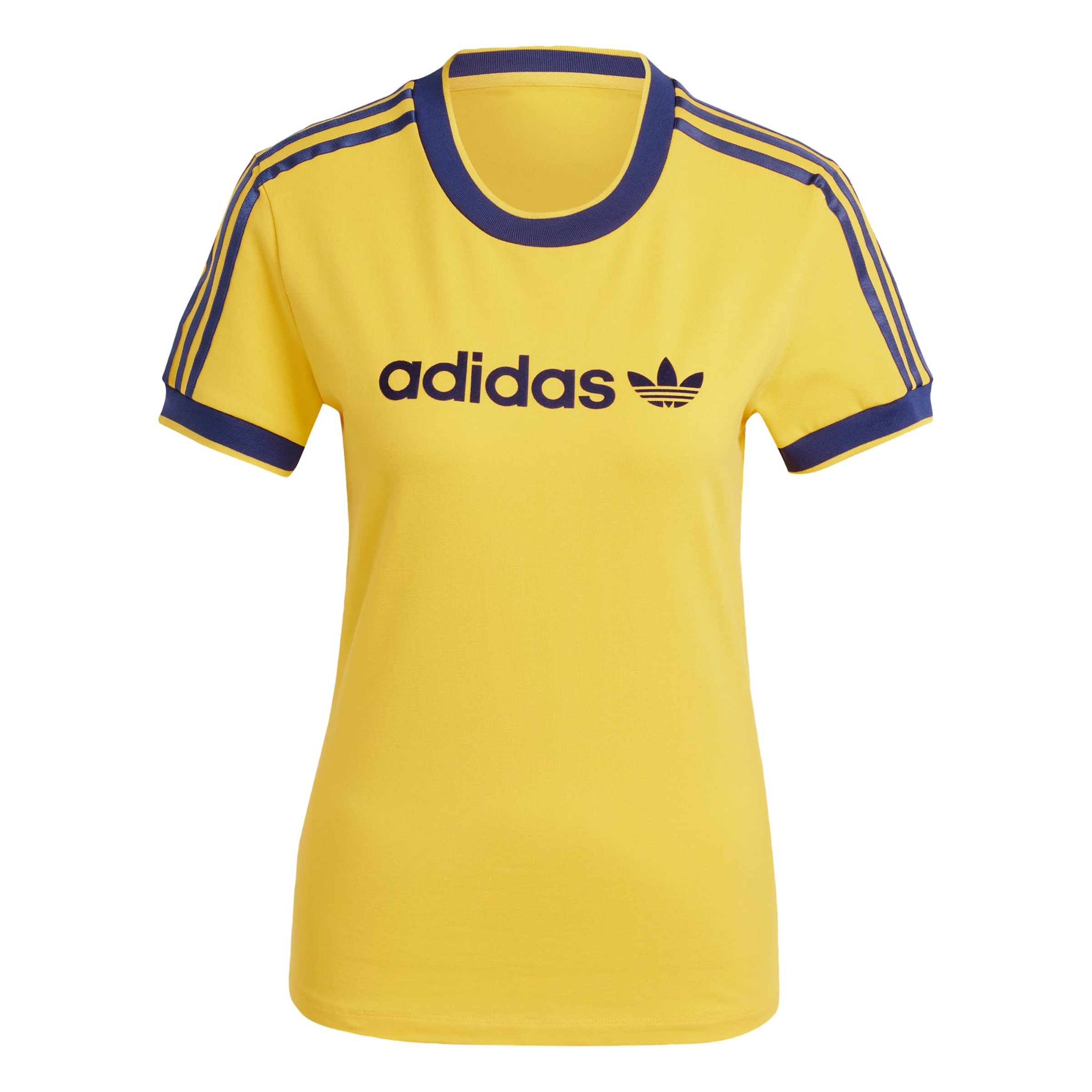 Adidas original yellow t shirt online