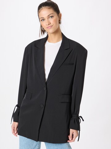 Misspap Blazer in Black: front