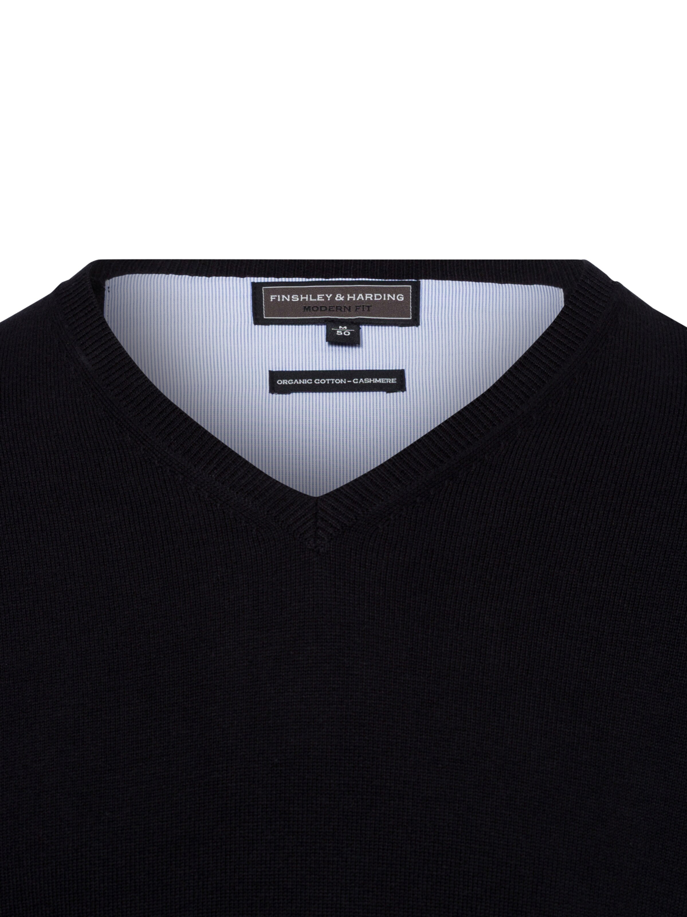 Finshley & Harding Pullover in Schwarz