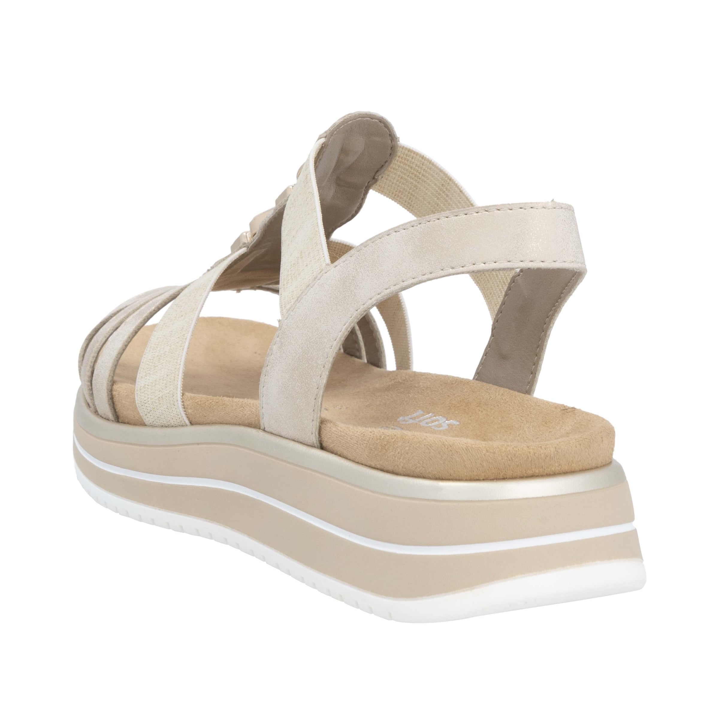 REMONTE Strap Sandals ' D1J60 ' in Beige