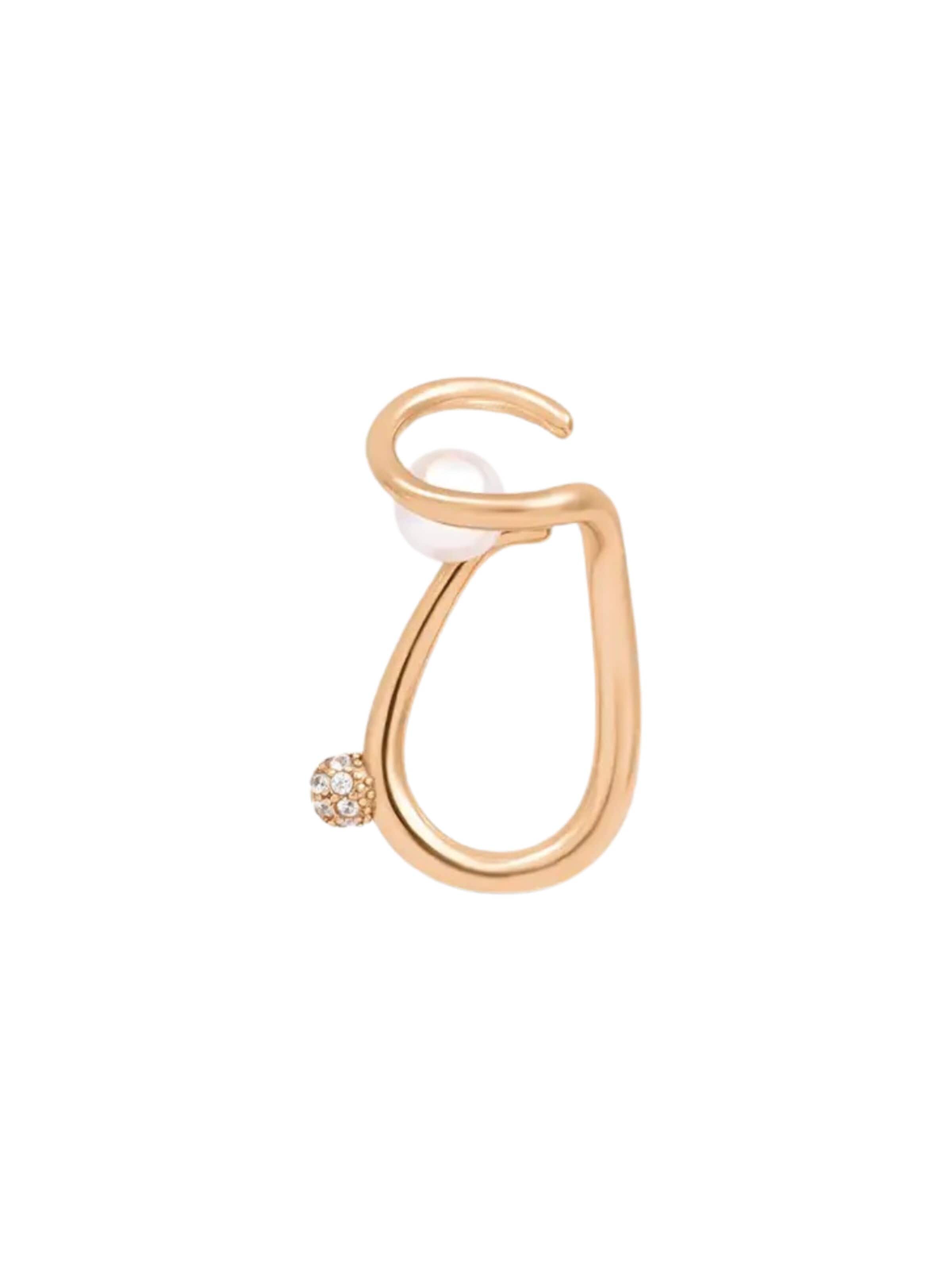 YParis Korvakoru 'Ear cuff YUNA' värissä kulta