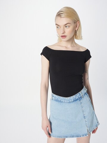 WEEKDAY - Camiseta en negro: frente