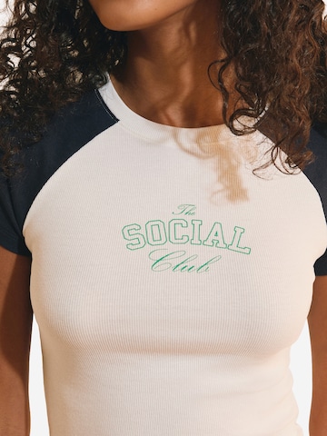 Camicia da notte 'The Social Club' di ETAM in beige