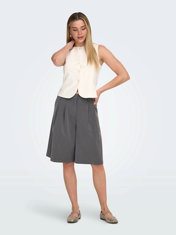 Wide Leg Pantalon à pince 'ONLNALINA' ONLY en gris