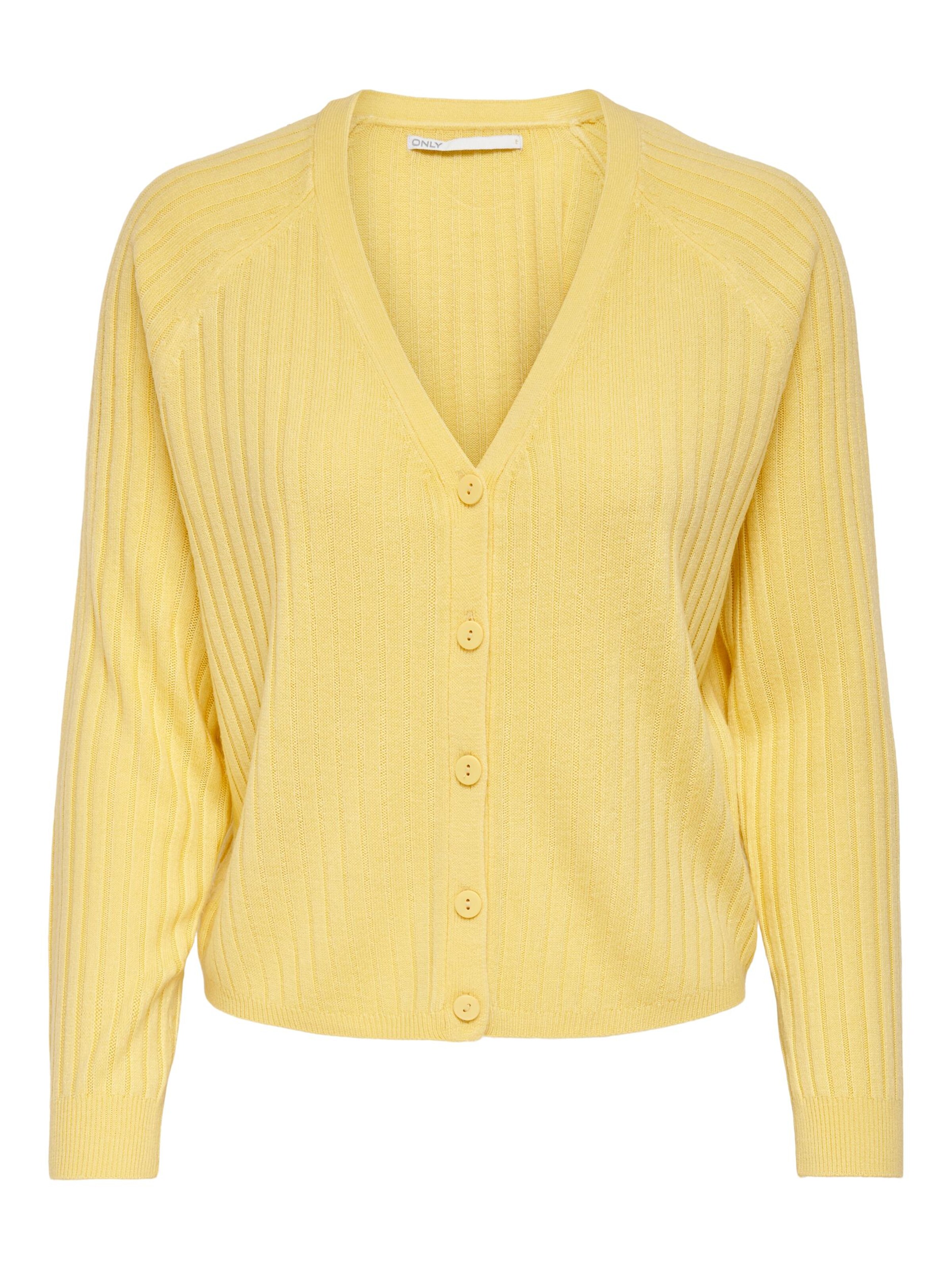 light yellow cardigan