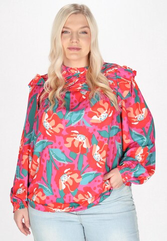 IZIA - Blusa en rosa: frente