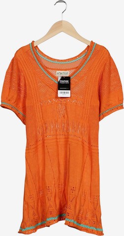 Waschbär Pullover M in Orange: Vorderseite