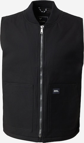 Gilet 'Hallet' Vintage Industries en noir : devant