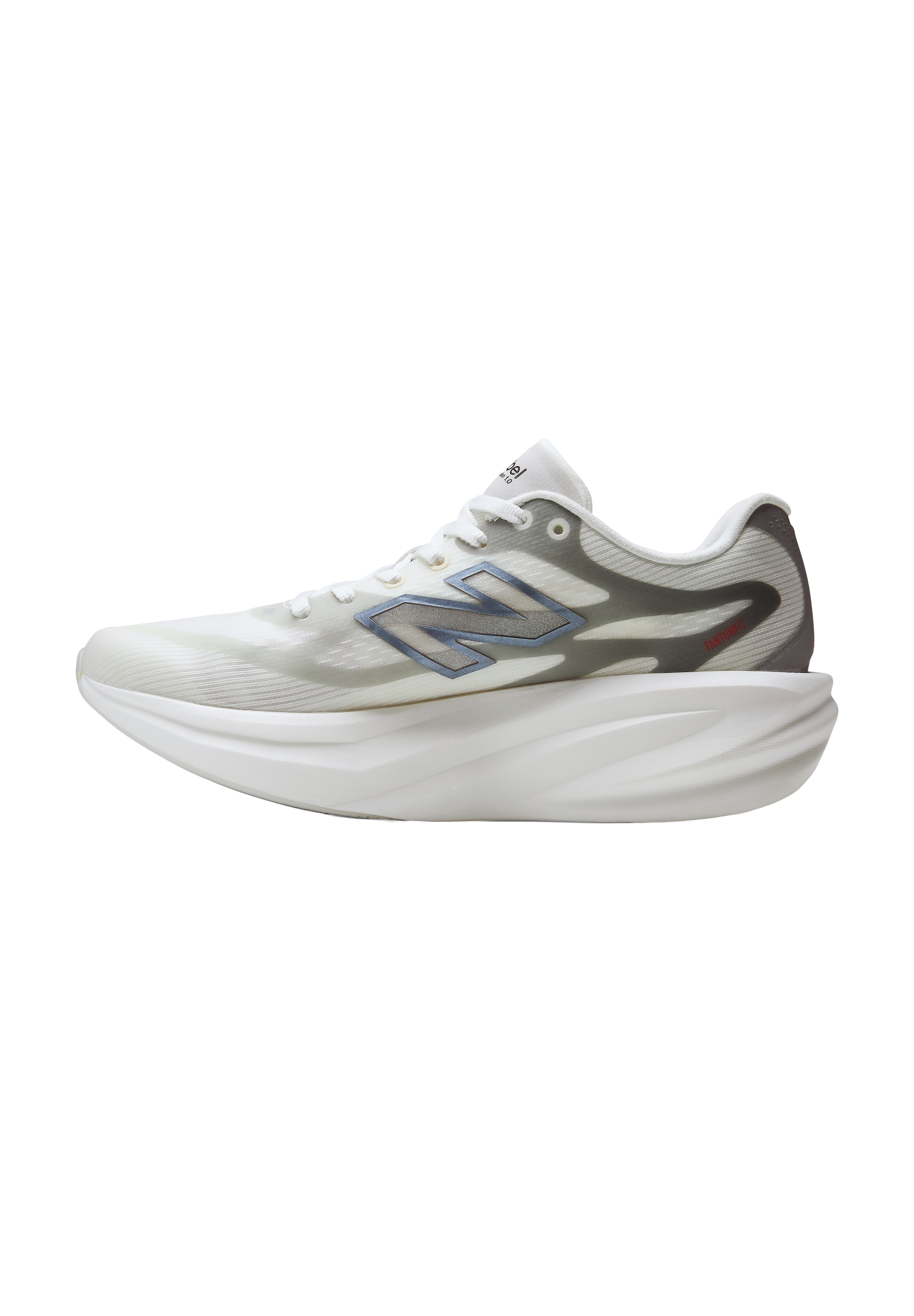 new balance Παπούτσι για τρέξιμο 'FC SC Rebel' σε λευκό: μπροστά