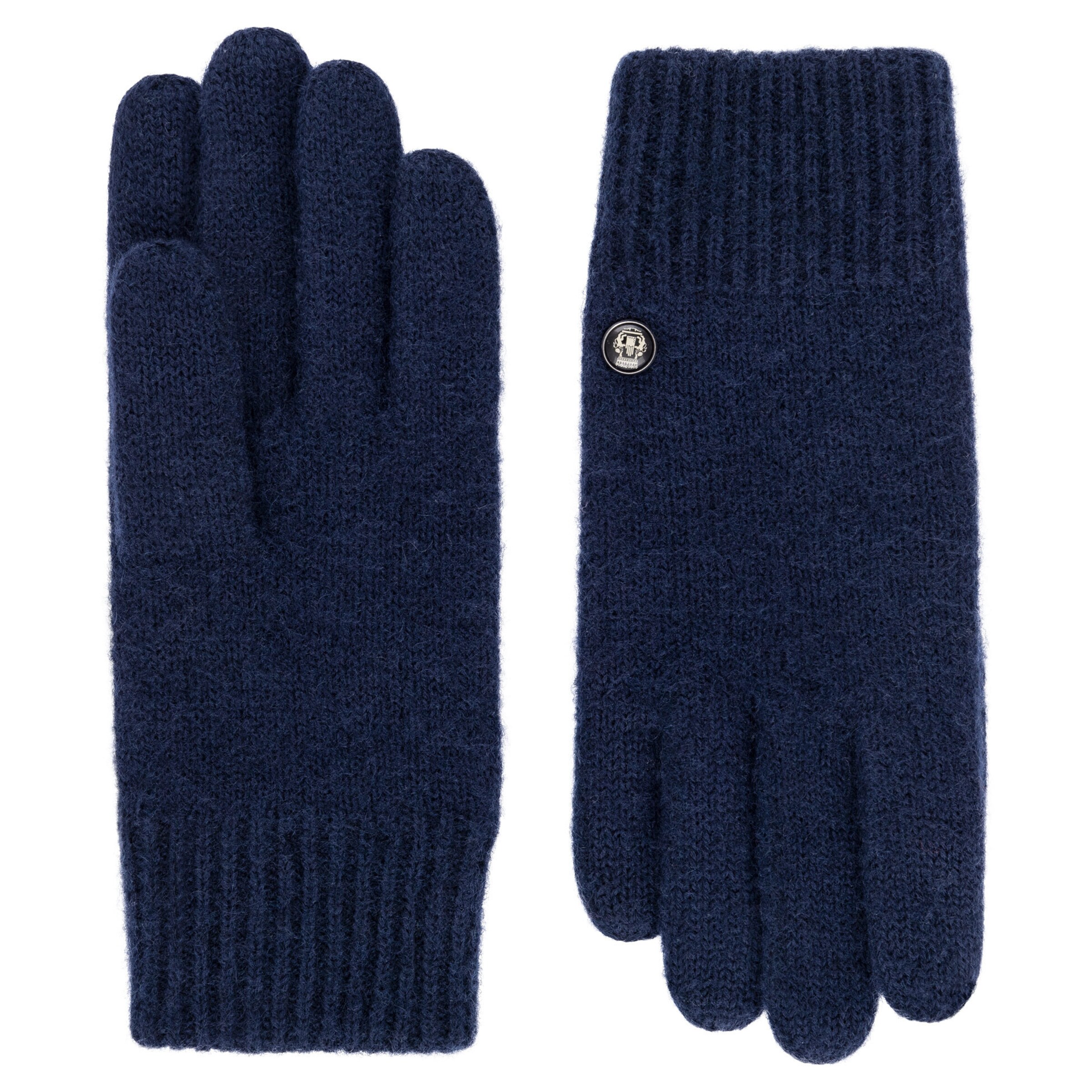 Gants 'WALKHANDSCHUH MIT KASCHMIR' Roeckl en bleu : devant