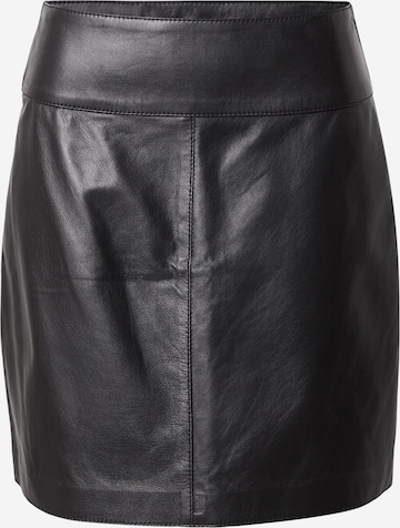 OAKWOODSuknja 'JUPE' - crna boja: prednji dio