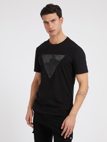 GUESS - Camisa em preto: frente