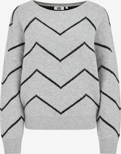 WE Fashion Pulover u siva melange / crna, Pregled proizvoda