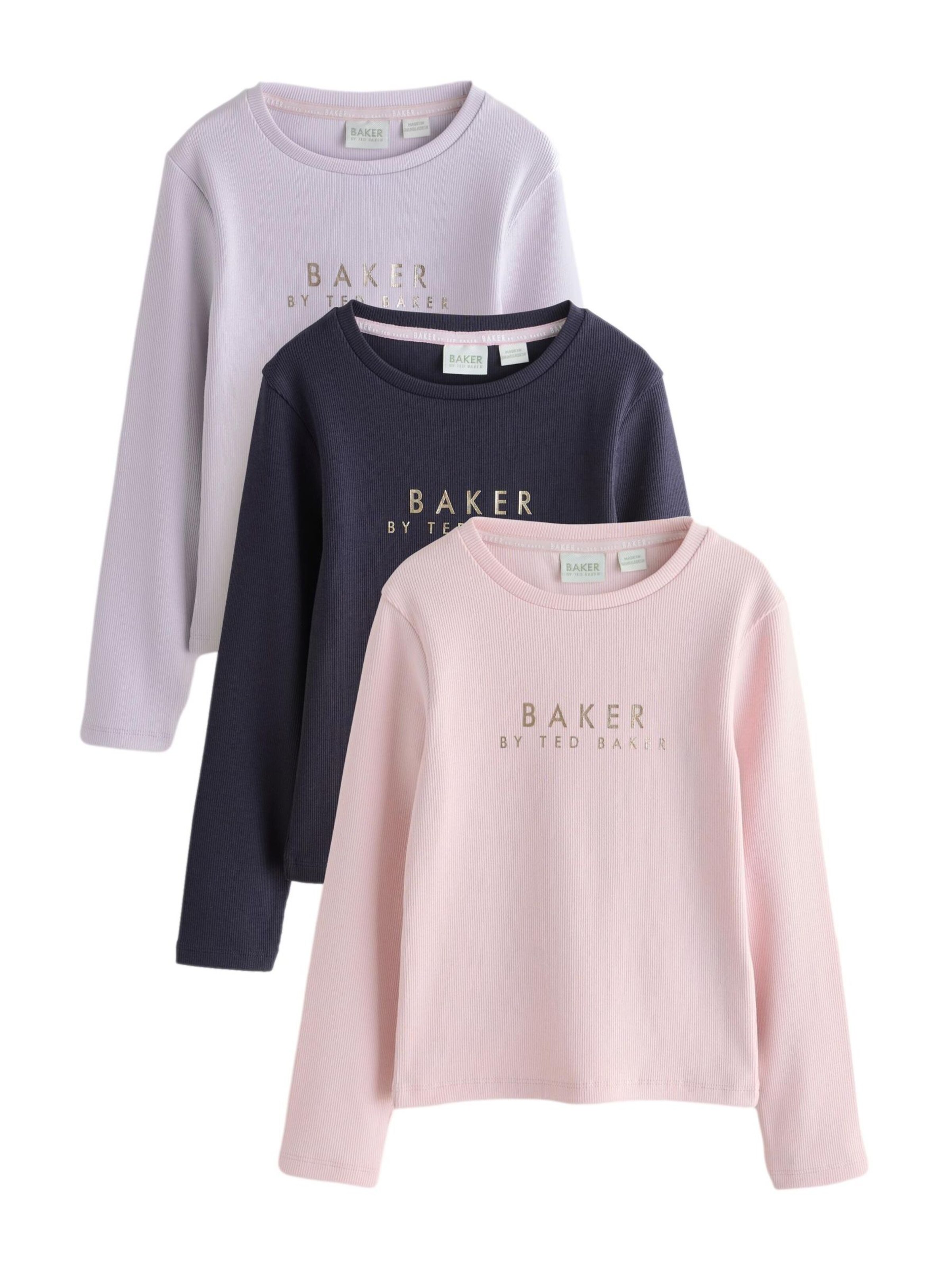 T-Shirt Baker by Ted Baker en bleu : devant