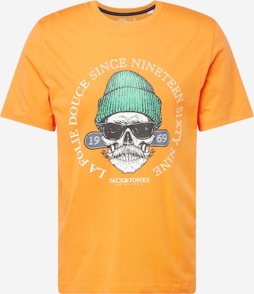 JACK & JONES T-Shirt 'FOLIE' in Orange: predná strana