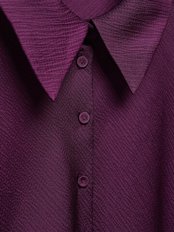 MANGO Bluza 'TWISTY' | vijolična barva