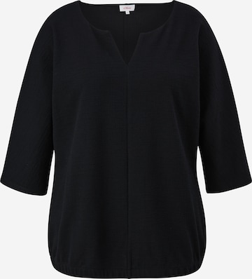 T-shirt s.Oliver en noir : devant