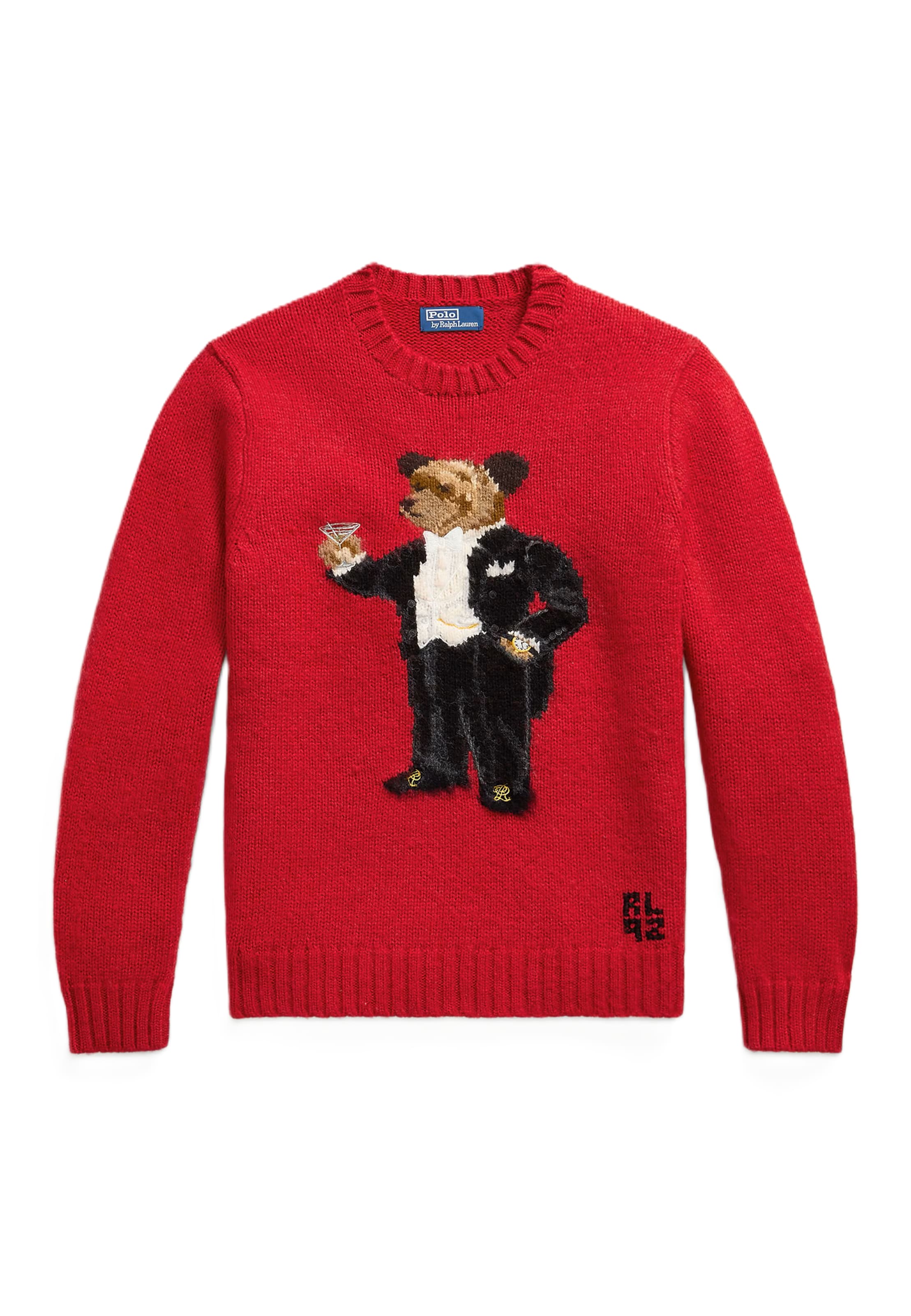 Polo Ralph Lauren Džemperis pieejams S, krāsa - brūns / sarkans / melns / balts, Preces skats