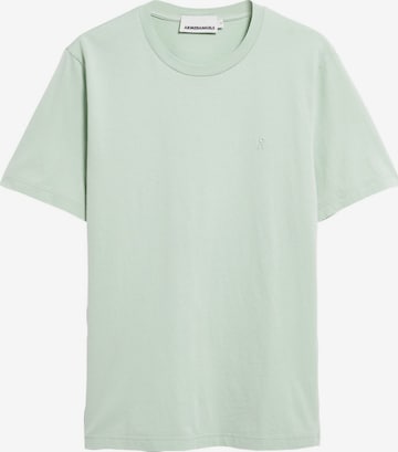 T-Shirt ARMEDANGELS en vert : devant