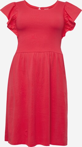 Robe 'ENNIY' ONLY Carmakoma en rouge : devant