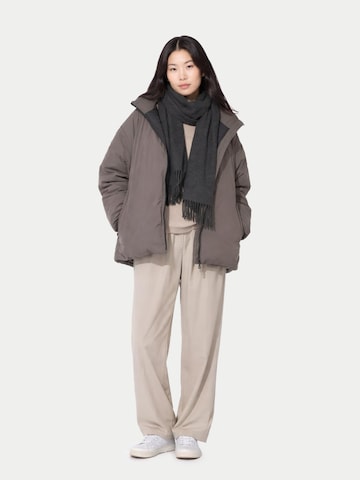 GOBI Cashmere Halsduk 'Unisex Cashmere Fringed Scarf' i grå
