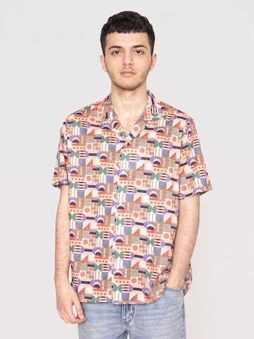 Brava Fabrics Comfort Fit Skjorte 'Artisan Aloha Shirt Passion' i blandingsfarvet: forside