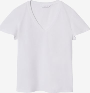 MANGO T-Shirt 'Luki' in Weiß: predná strana