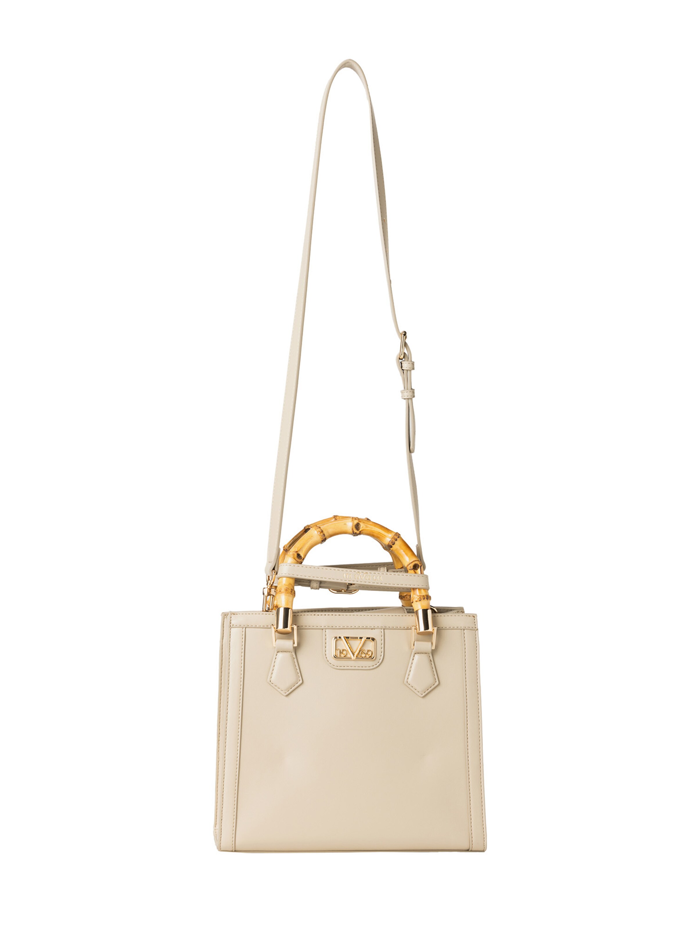 19V69 ITALIA Handtas 'FREDA' in Grijs: voorkant